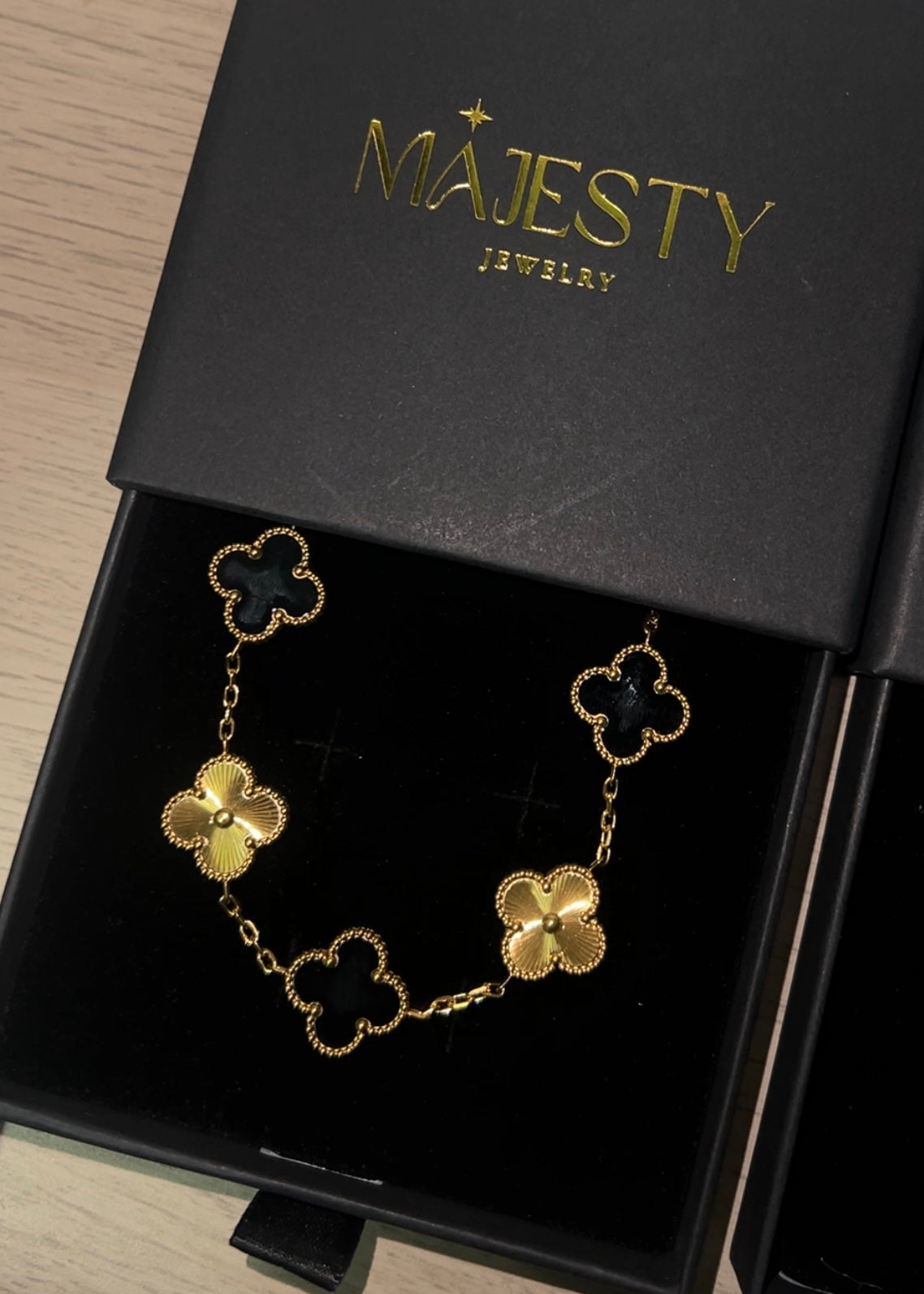 Pulsera Clover Laser || Black