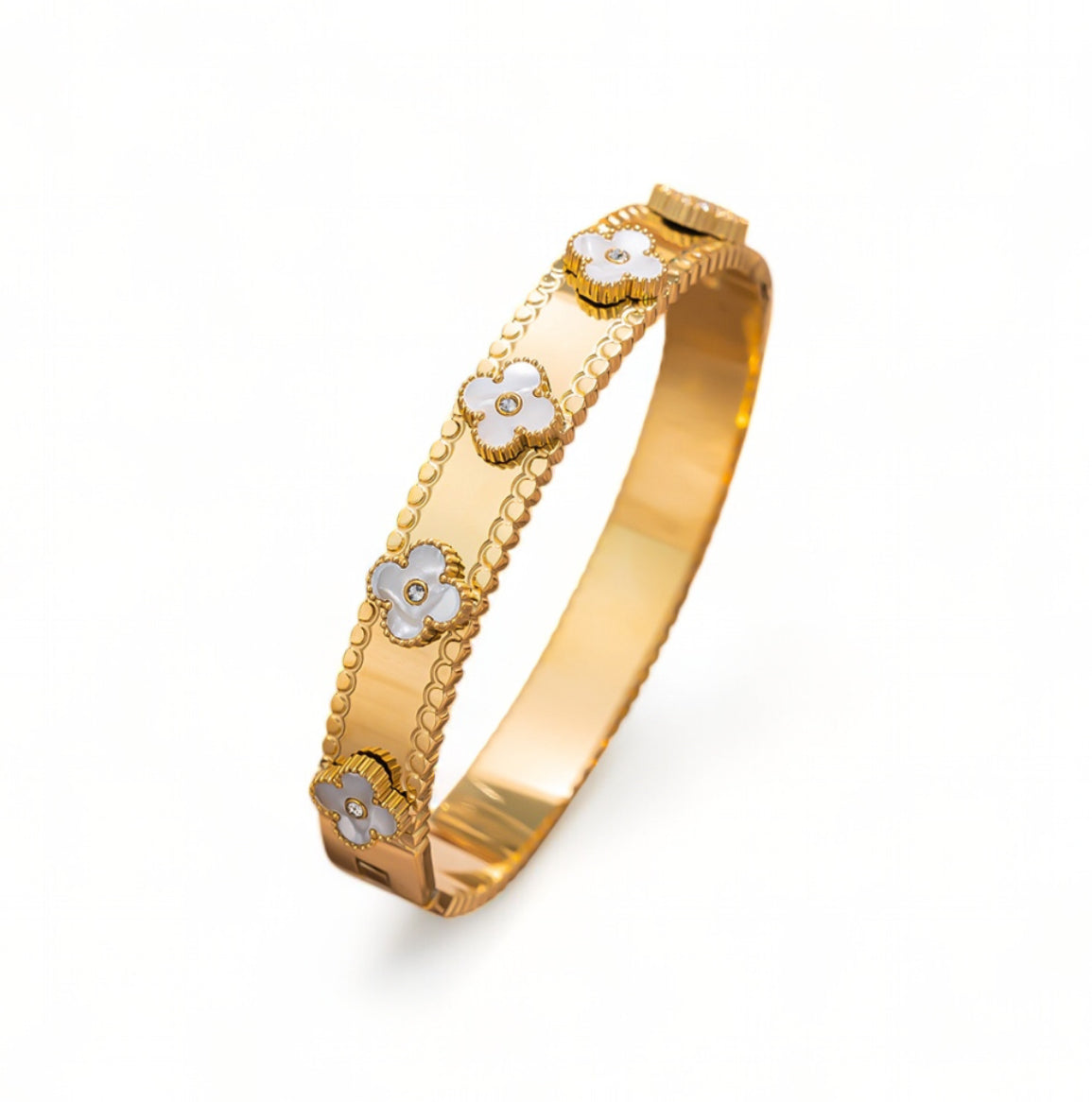 Bangle Floral Stone