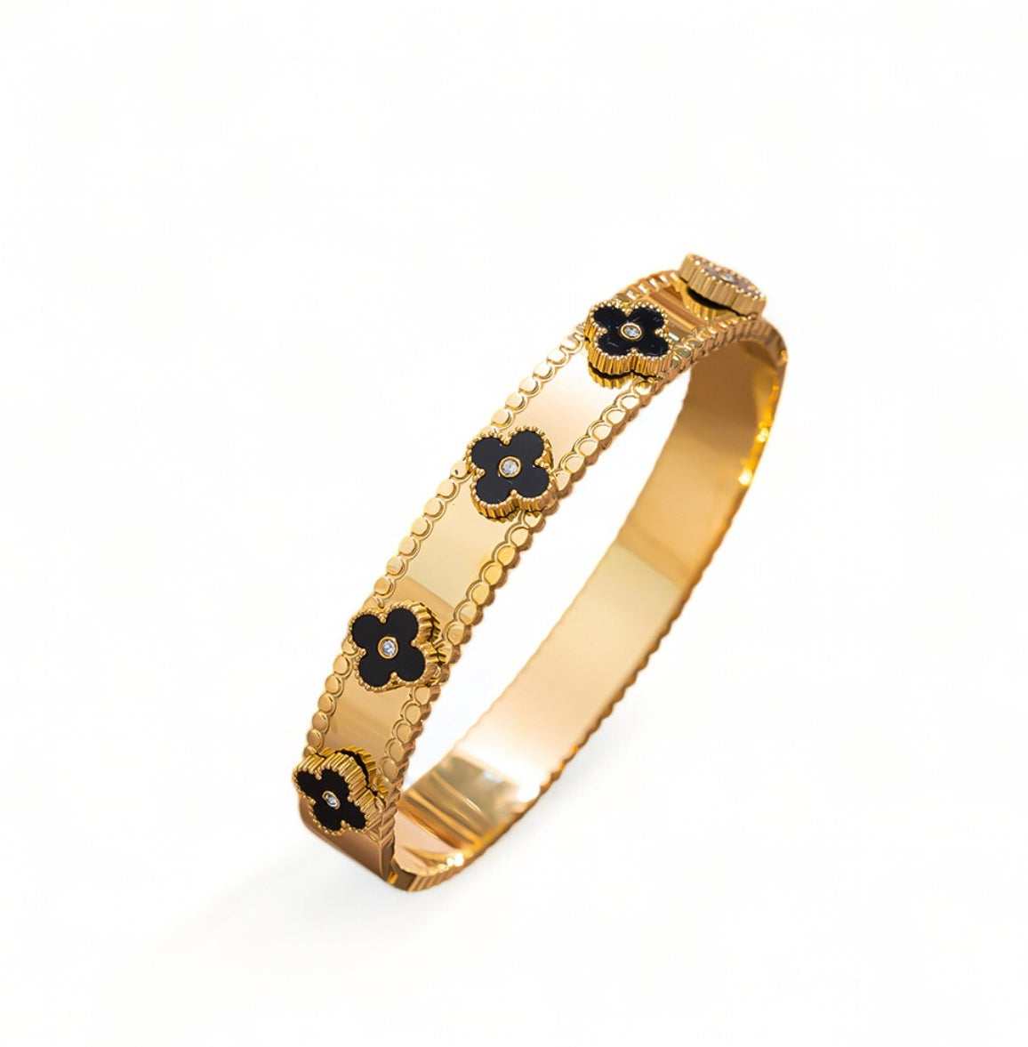 Bangle Floral Stone