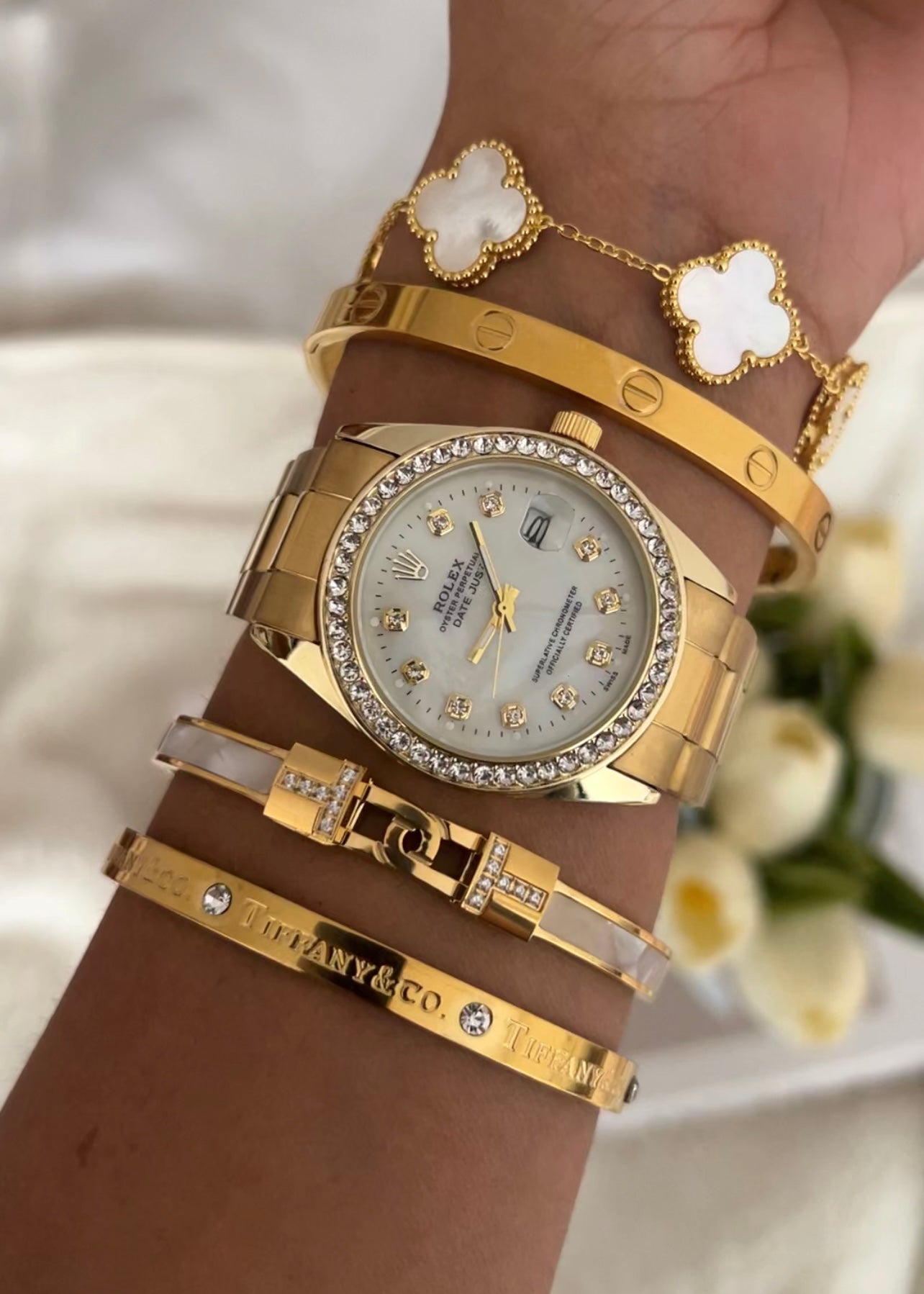 Set Gold & Shell