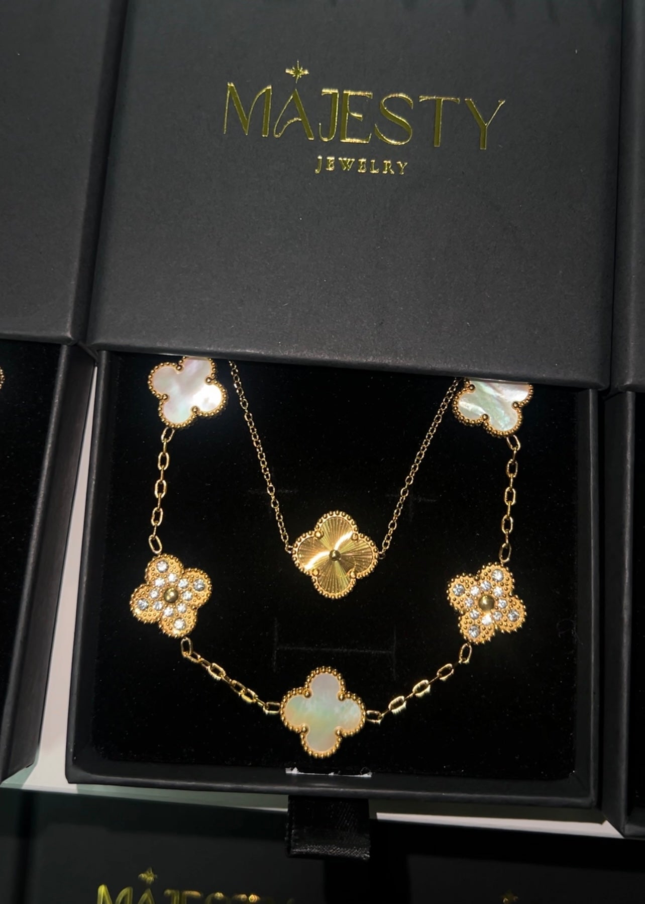 Pulsera Clover Shell || Sparkle