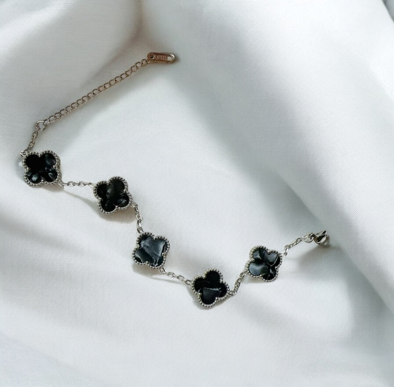 Pulsera Clover || Silver
