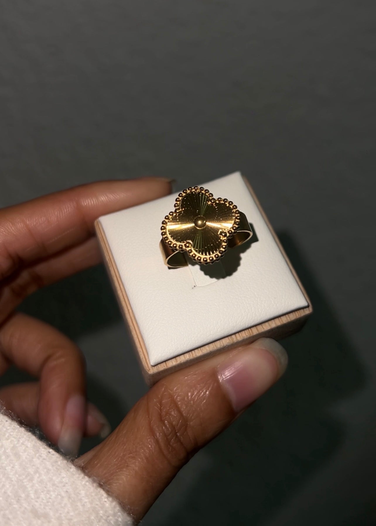 Anillo Laser Clover