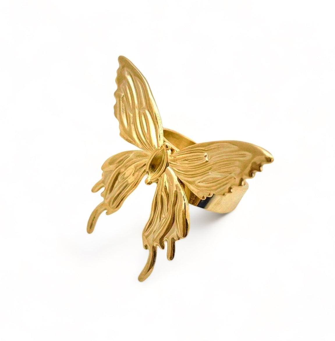 Goldener Schmetterlingsring
