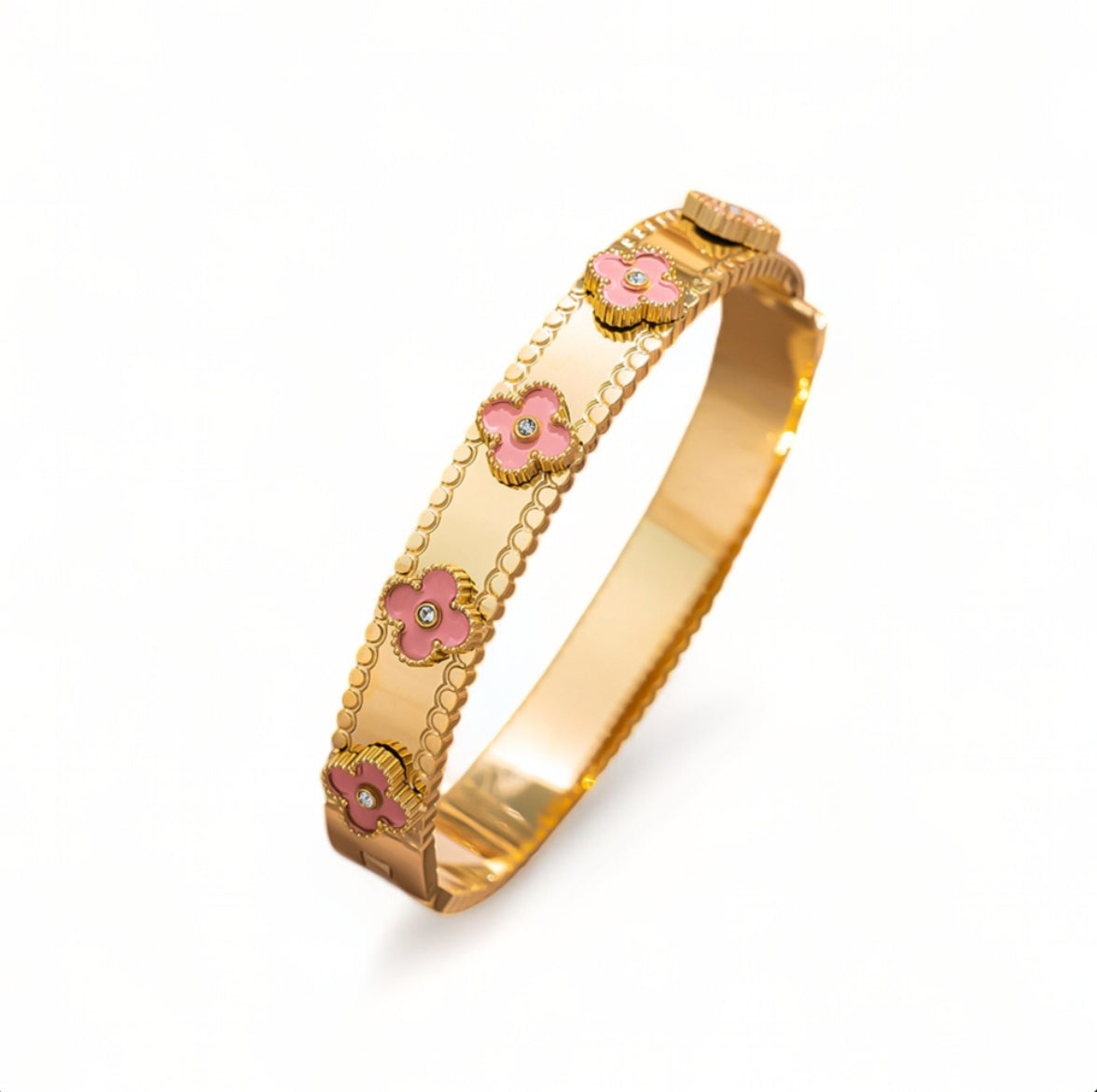 Bangle Floral Stone