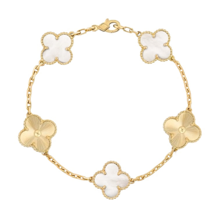 Pulsera Clover Laser || White