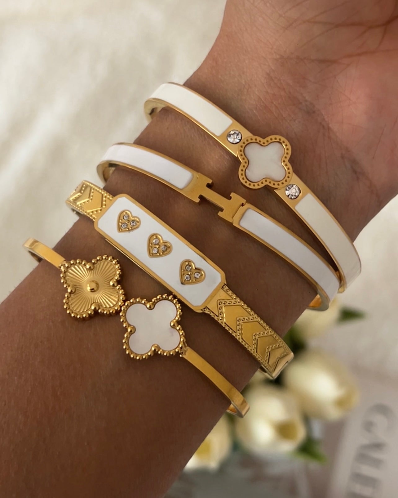 Bangle Twin Clover