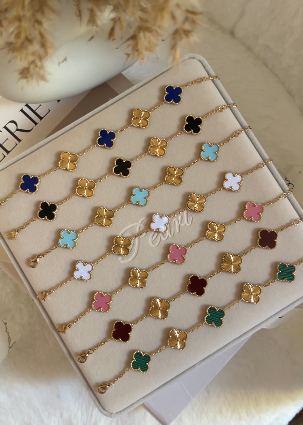 Pulsera Clover Laser || Turquoise