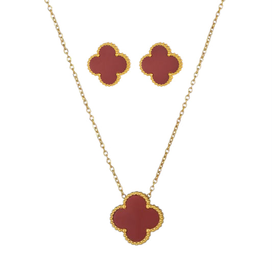Set Clover || Burgundy