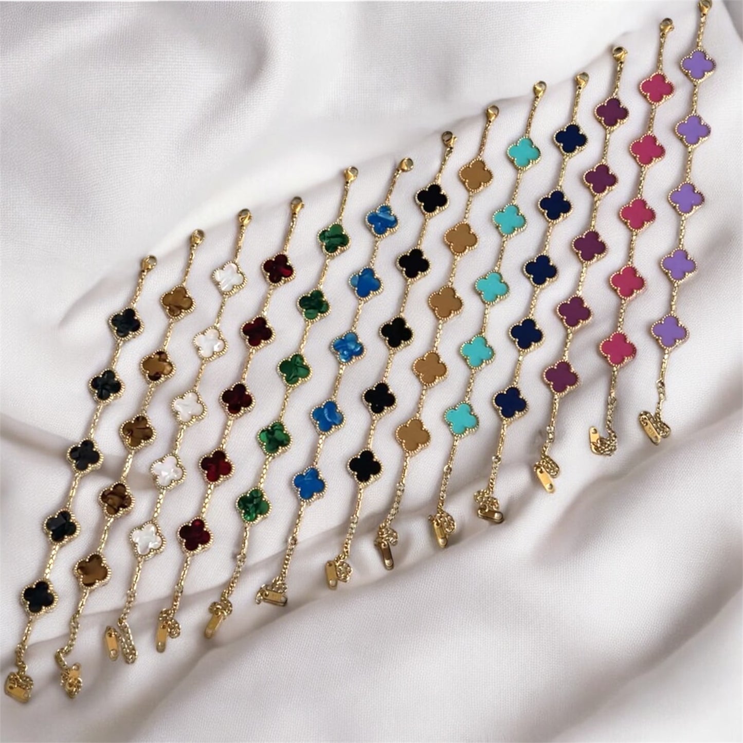 Pulsera Clover || Gold