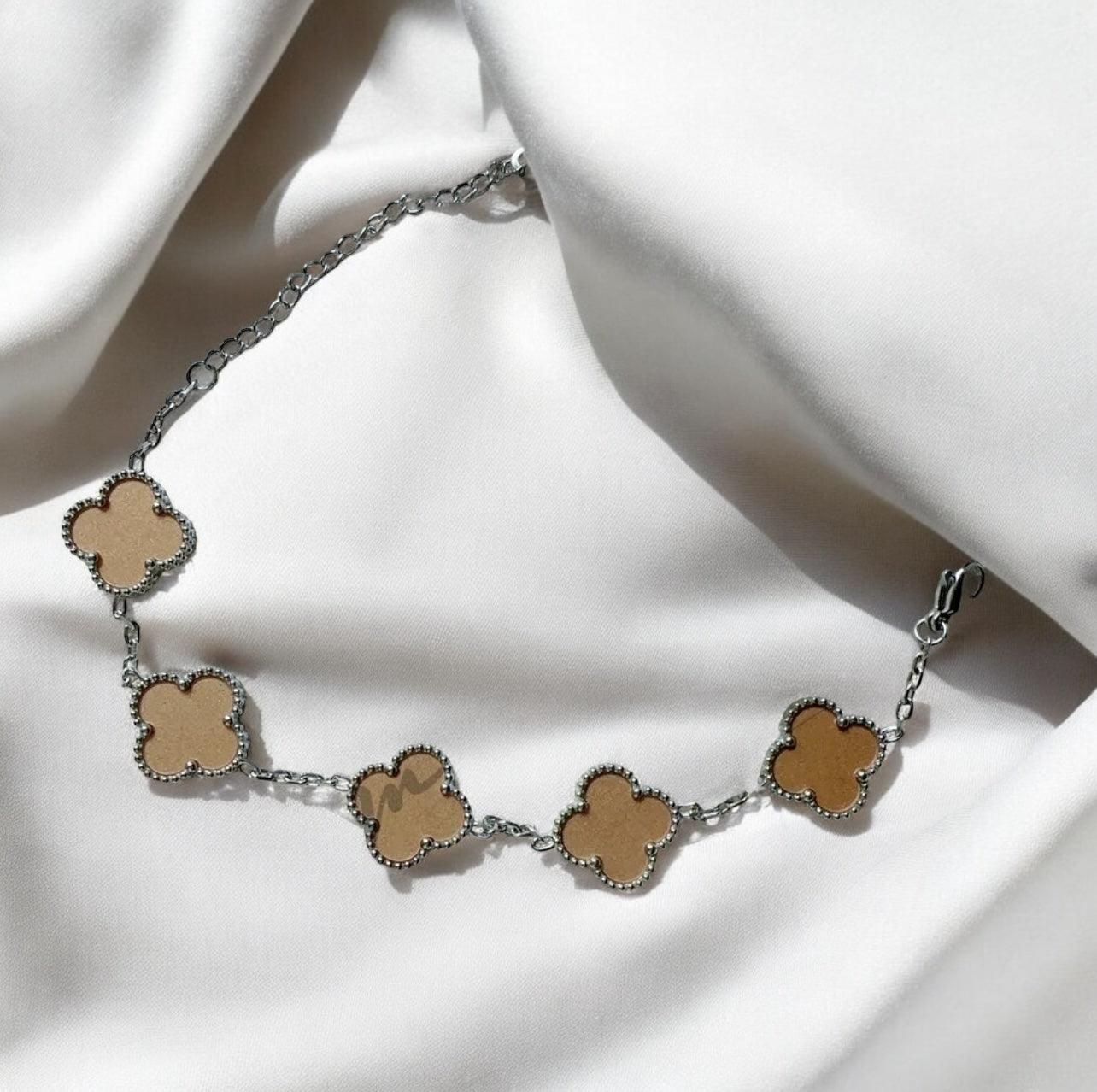 Pulsera Clover || Silver