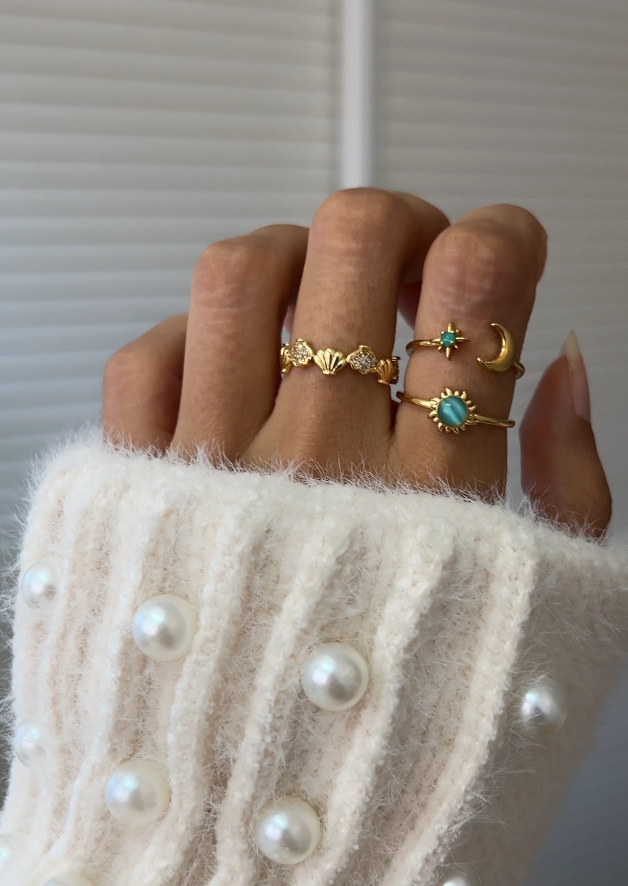 Blauer Mondring