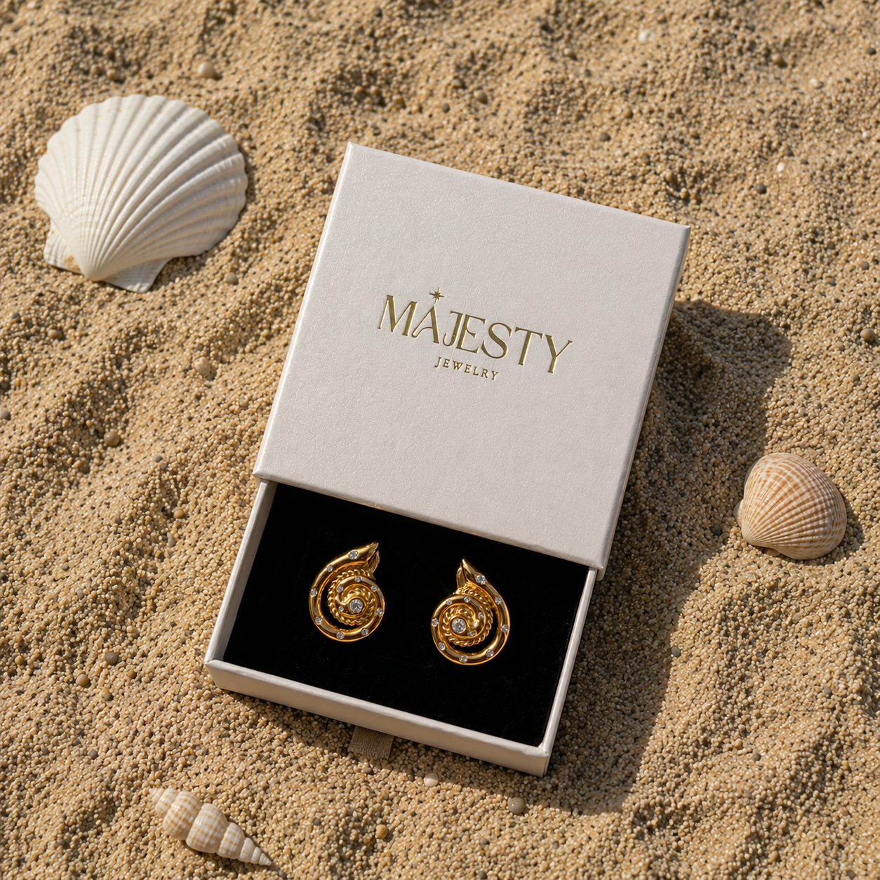 Coral Earrings