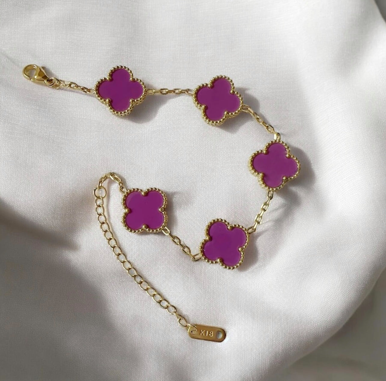 Pulsera Clover || Gold