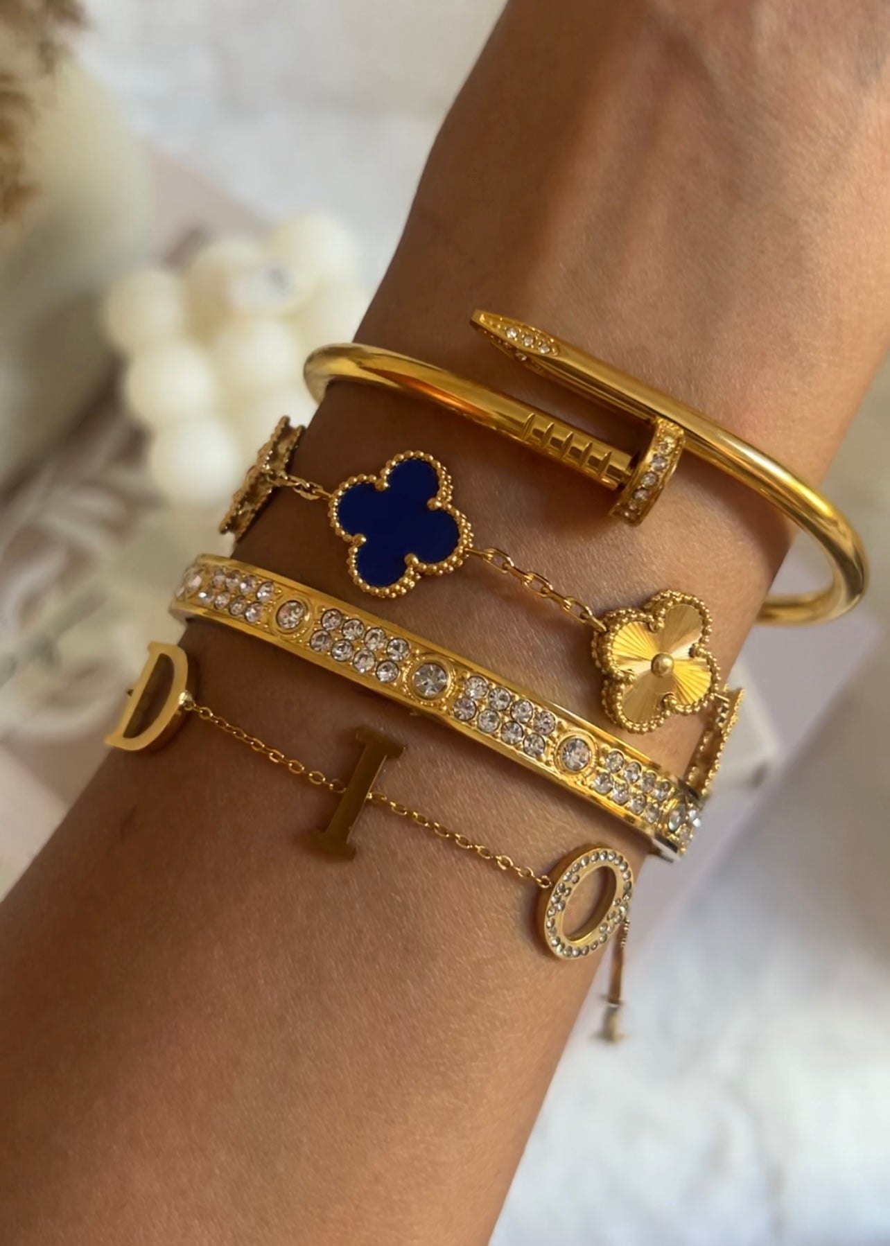 Pulsera Clover Laser || Blue