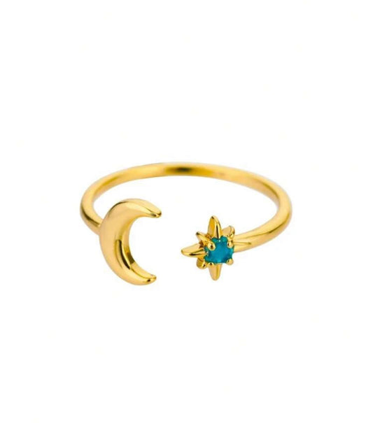 Blauer Mondring