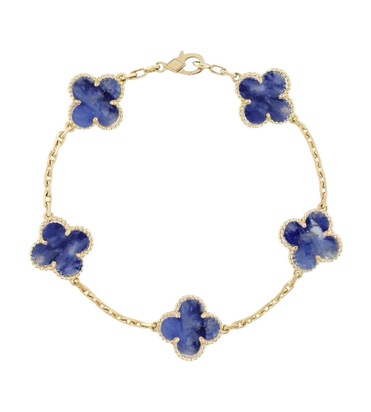 Pulsera Clover Natural Stone || Peter Stone