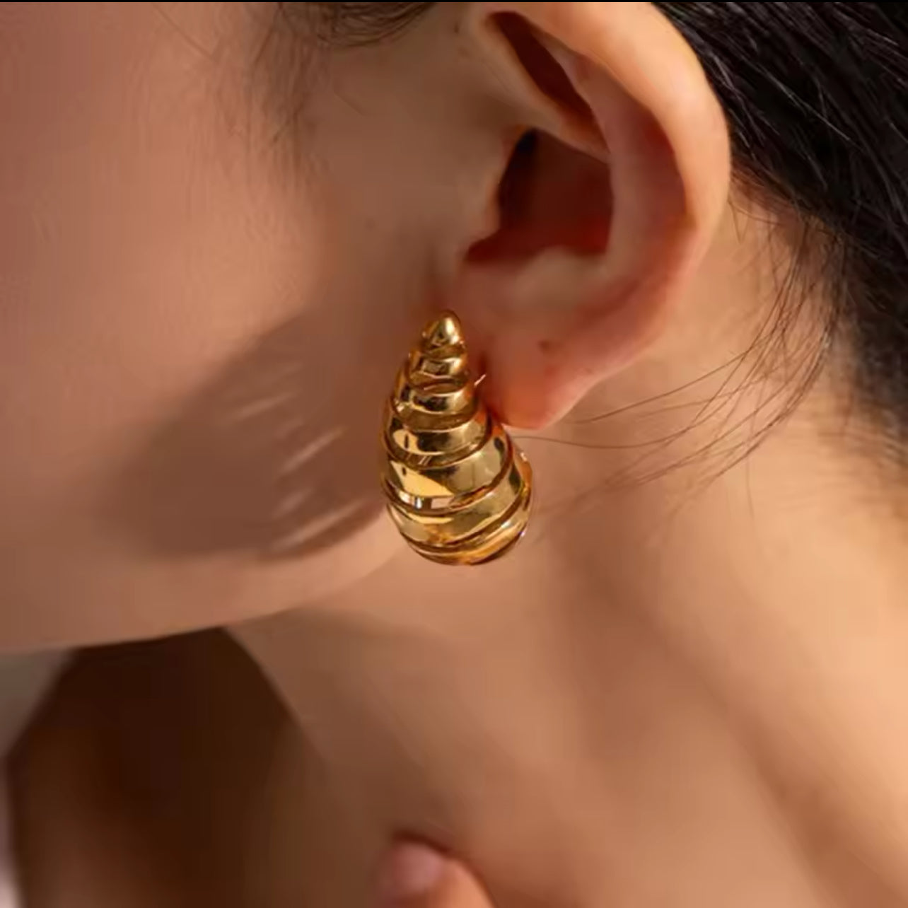Cut Tear Earrings