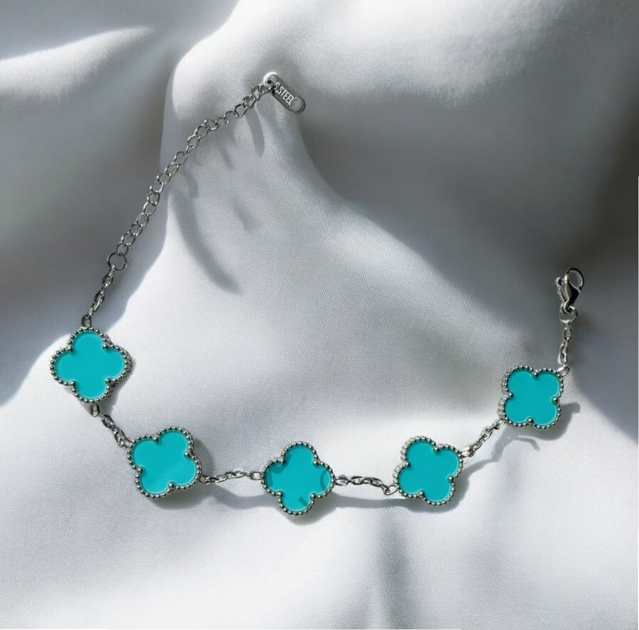 Pulsera Clover || Silver