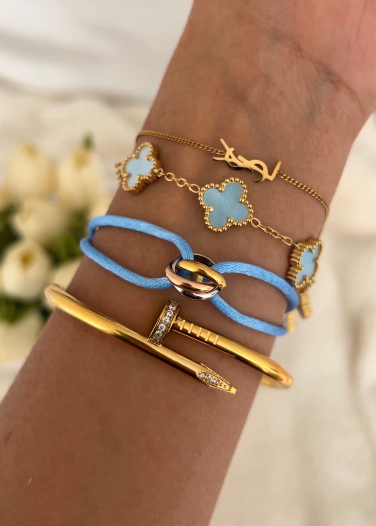 Pulsera Clover Shell