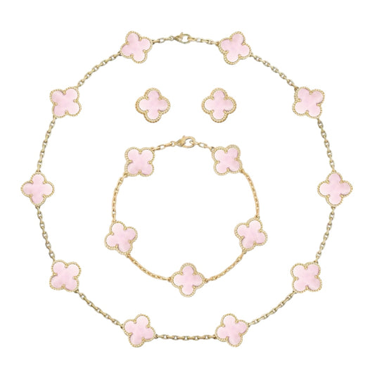 Set 10 Motif Natural Shell || Pink