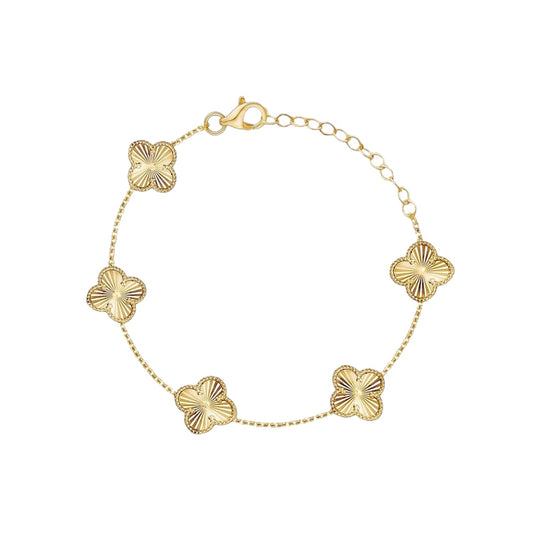Pulsera Mini Clover || Gold