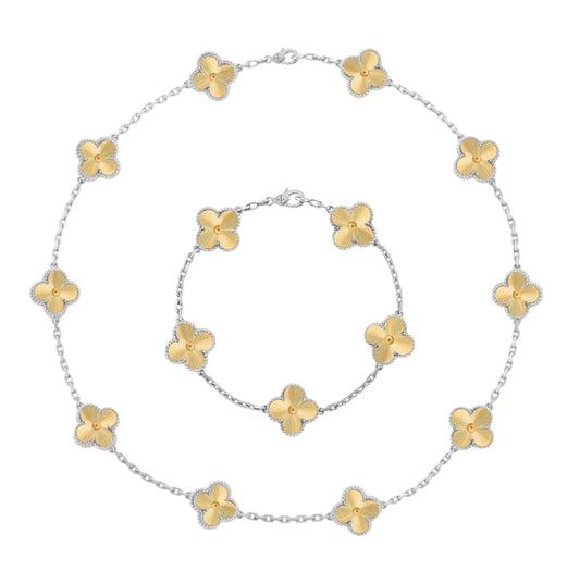 Set 10 Motif || Silver & Gold