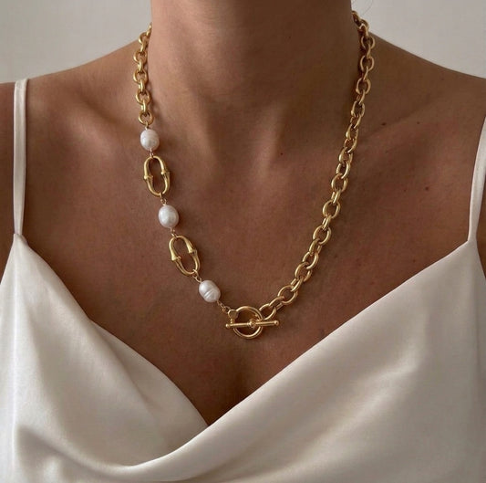 Collar de Perlas Naturales || Fancy Pearl