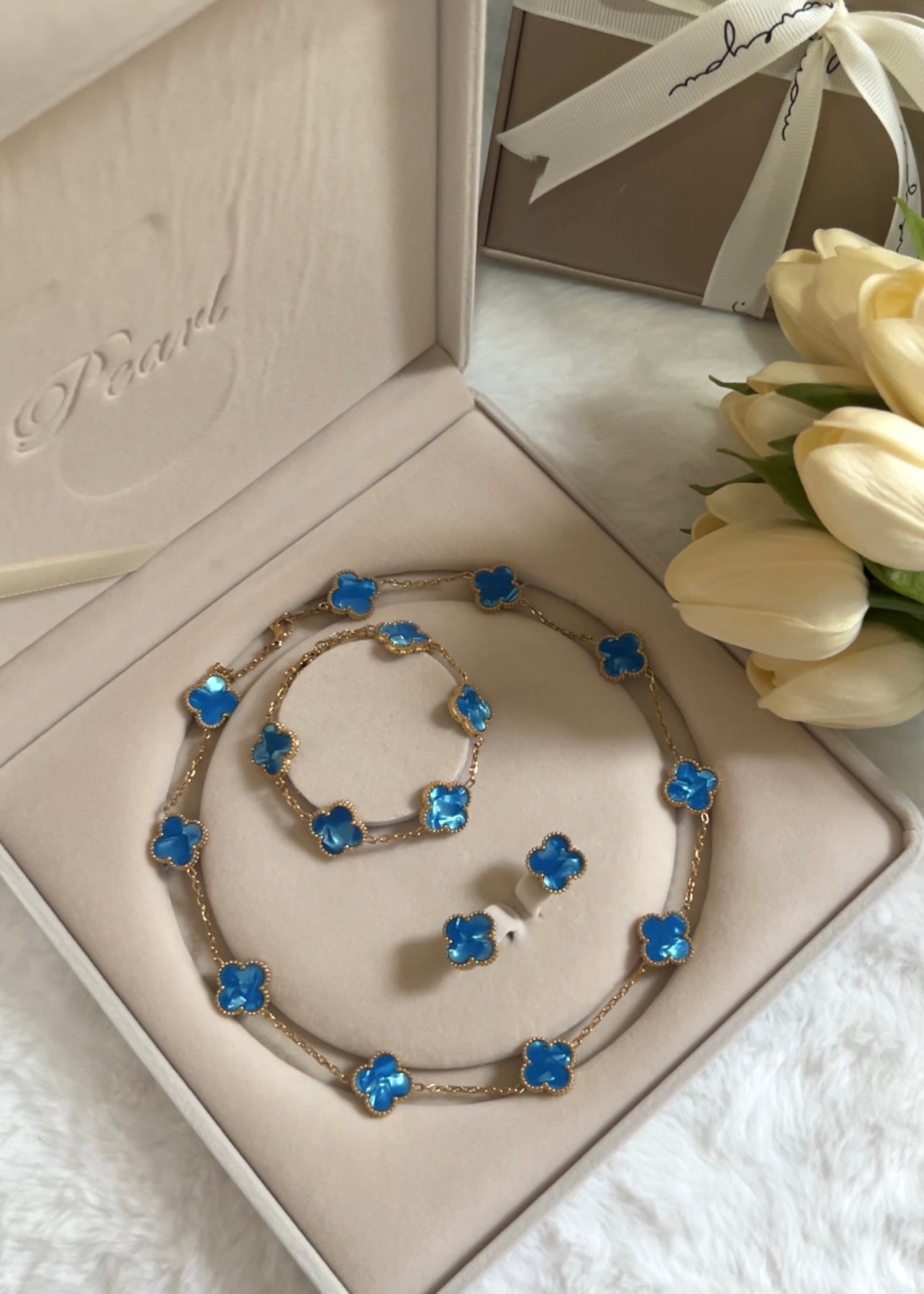 Set 10 Motif || Marble Turquoise