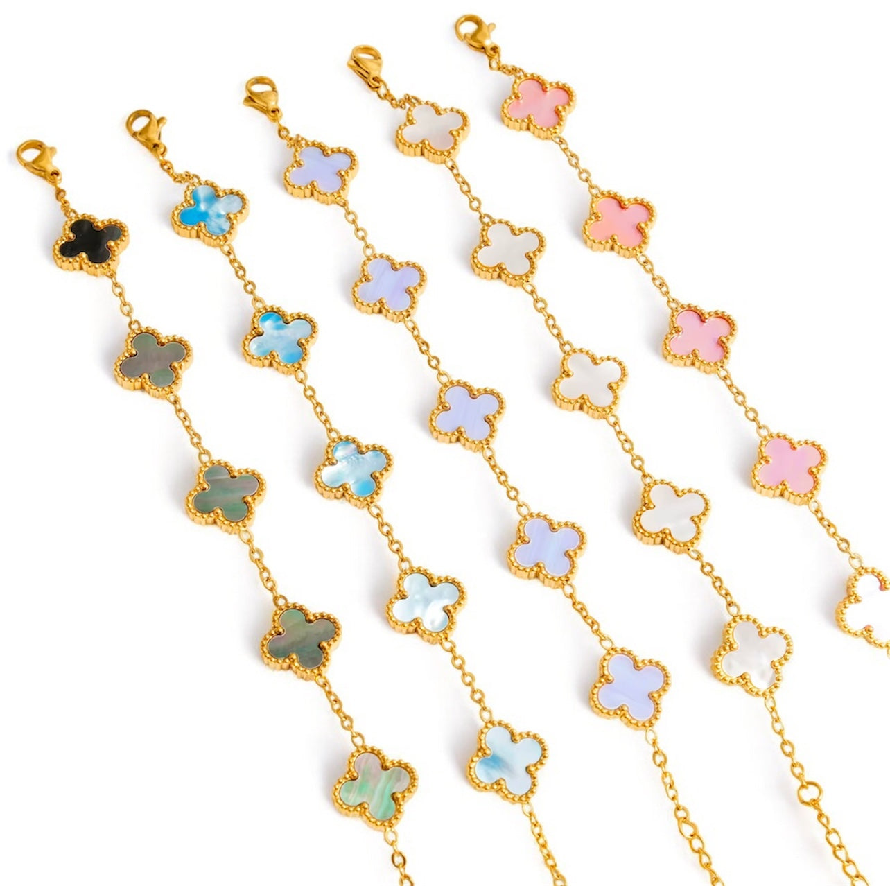 Pulsera Clover Shell