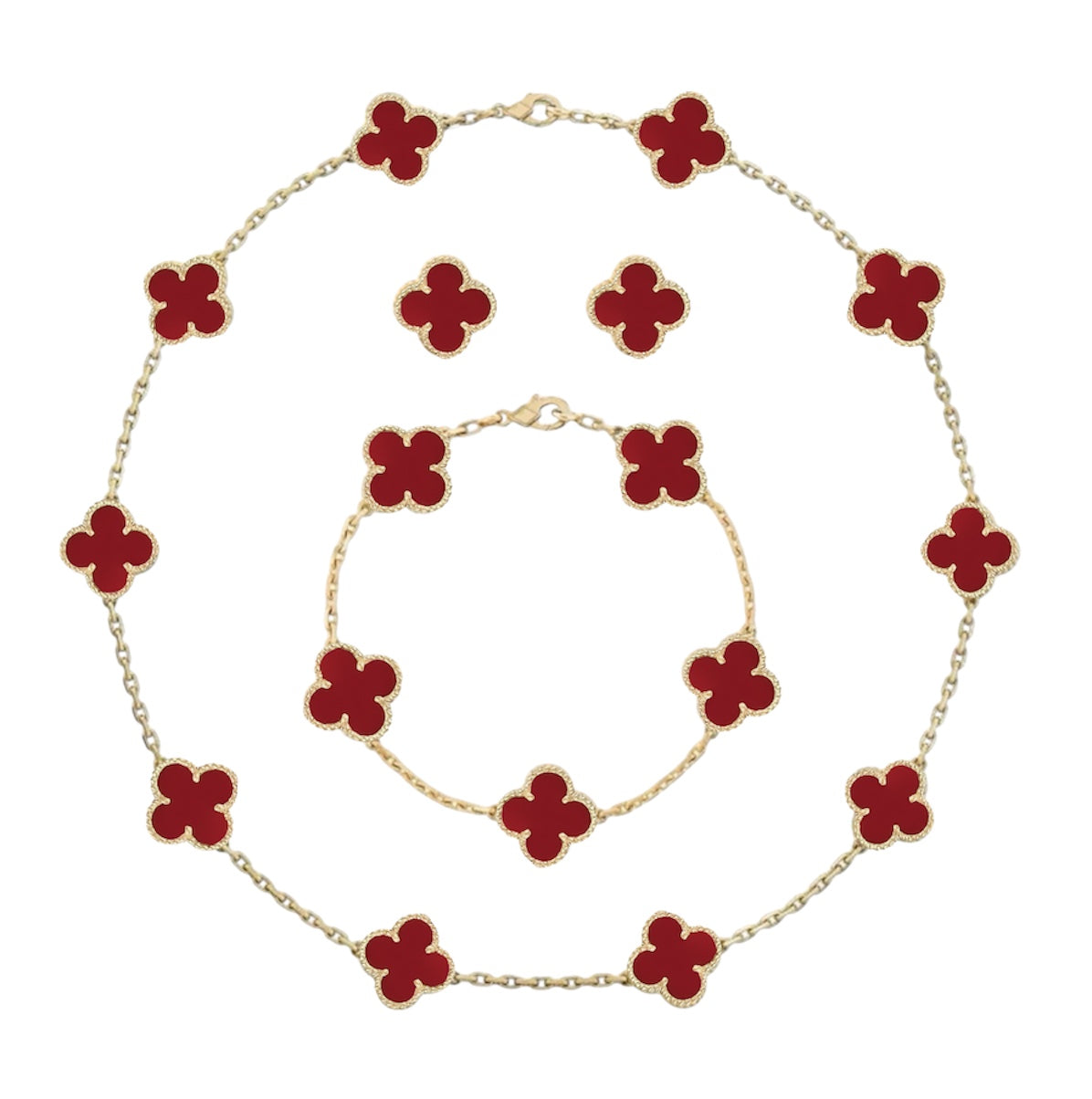 Set 10 Motif || Burgundy