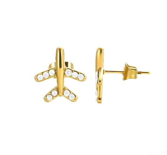 Little Plane Earrings