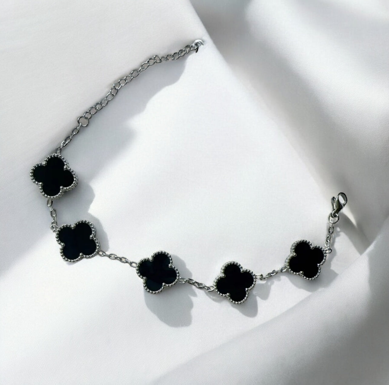 Pulsera Clover || Silver
