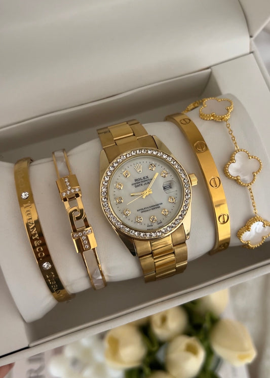 Set Gold & Shell