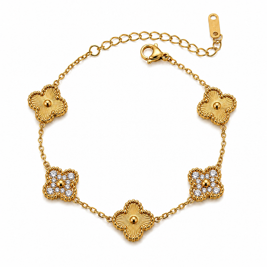 Pulsera Little Clover || Gold & Shine