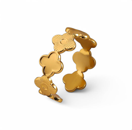 Anillo Golden Clover