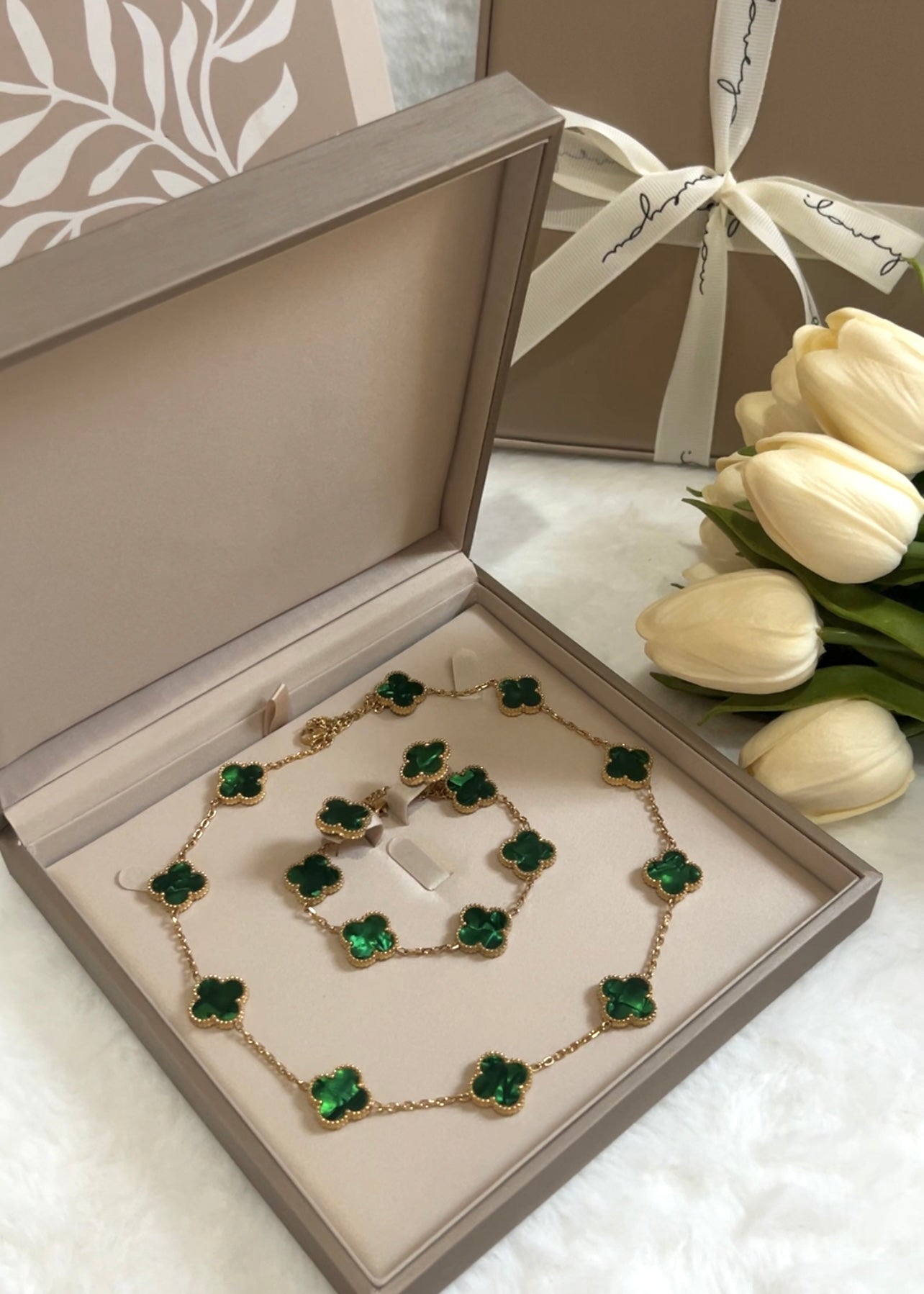 Set 10 Motif || Marble Green