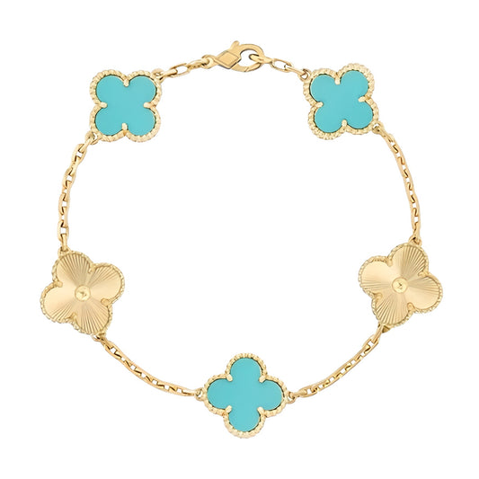 Pulsera Clover Laser || Turquoise