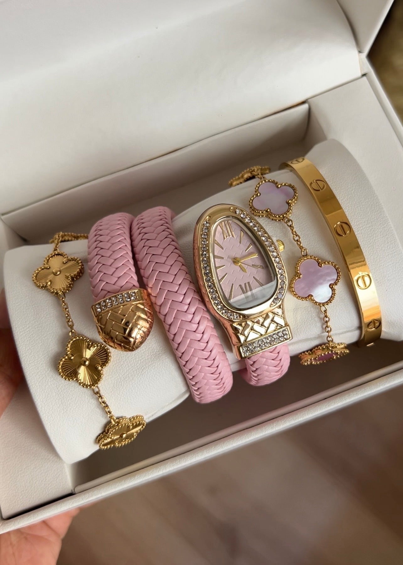 Set Pink Serpenti